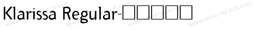 Klarissa Regular字体转换